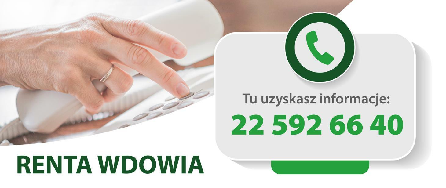 KRUS uruchomił infolinię dot. renty wdowiej