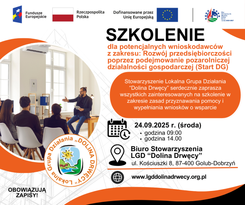 szkolenie start DG