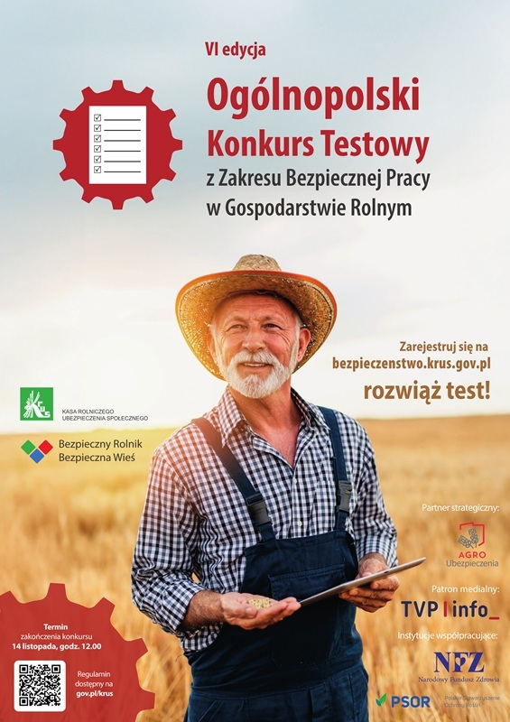 Ogólnopolski Konkurs Testowy plakat