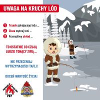 Uwaga na kruchy lód