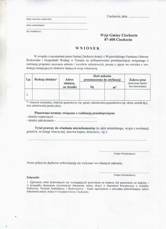 Ogłoszenie