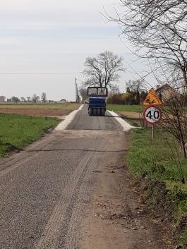 Przebudowa drogi w Miliszewach