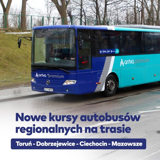 Nowe połączenia autobusowe na terenie Gminy Ciechocin