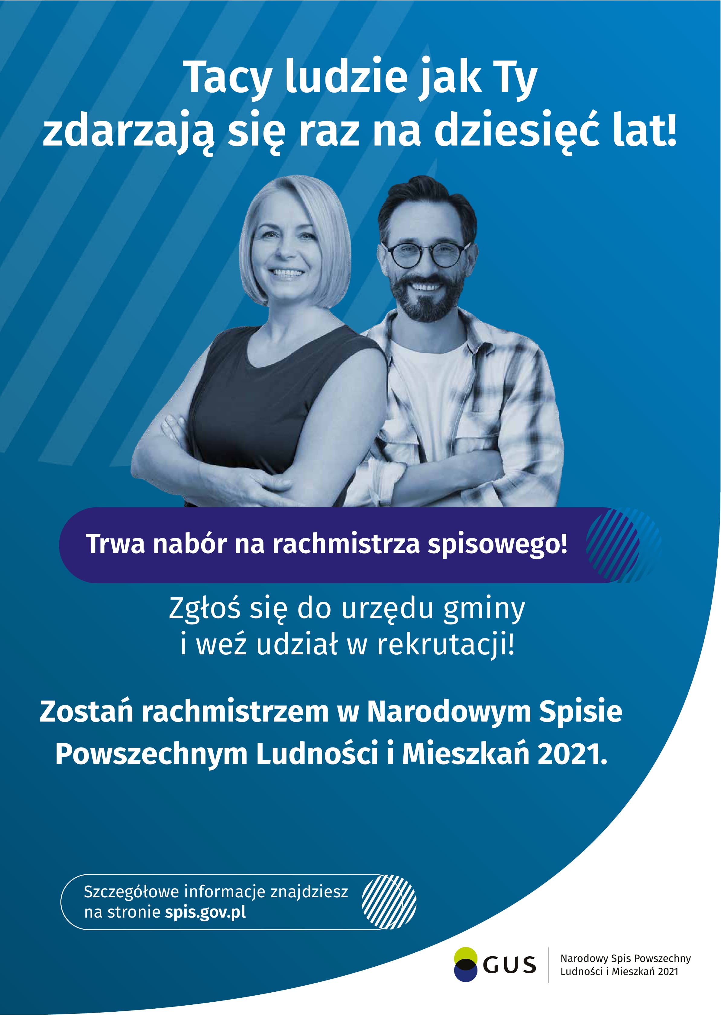 Nabór wniosków na rachmistrzów spisowych wydłużony do 16 lutego 2021 r.