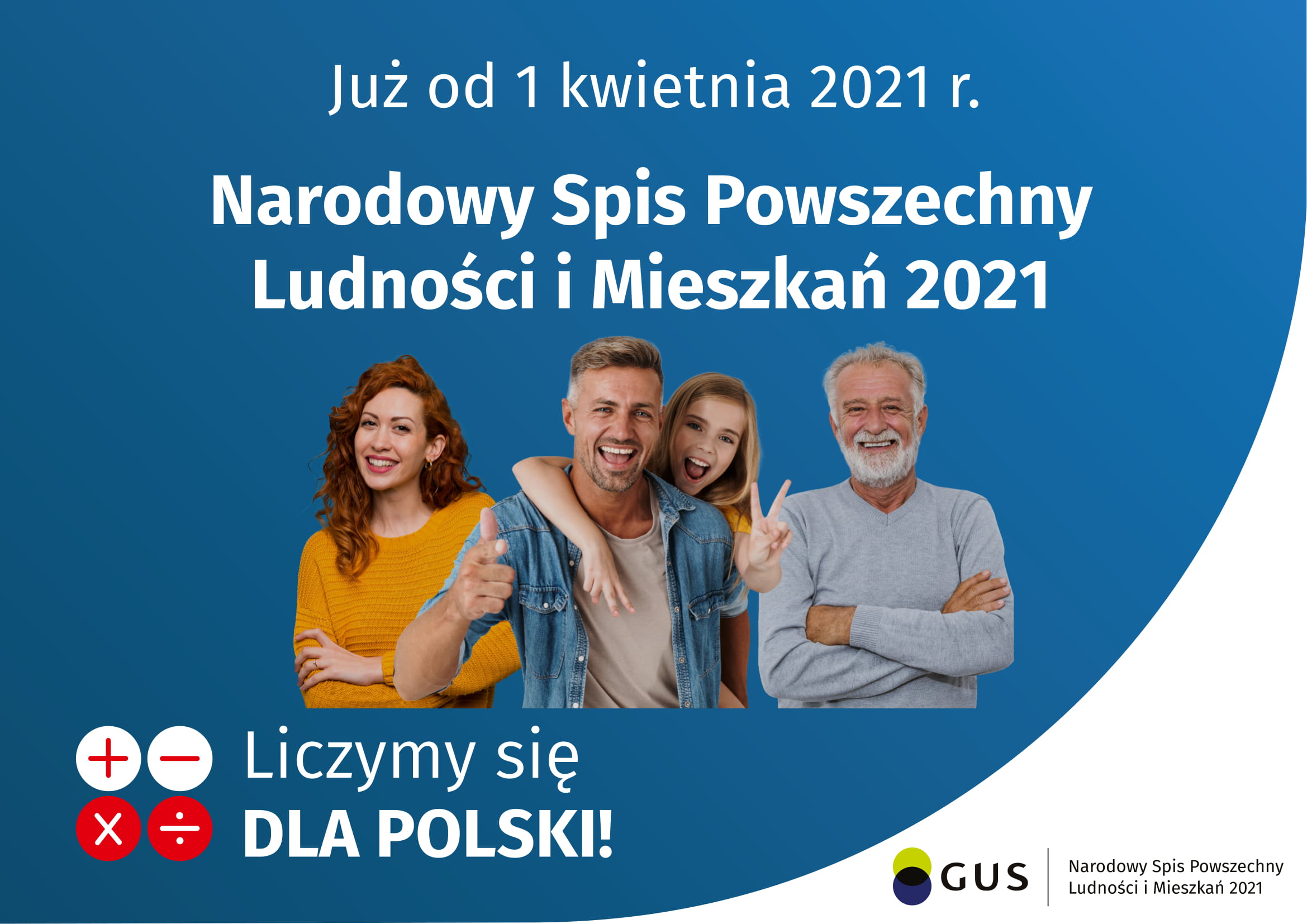 Narodowy Spis Powszechny Ludności i Mieszkań rozpoczyna się już 1 kwietnia!